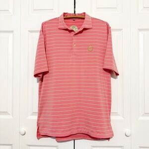 Peter Millar Summer Comfort Short Sleeve Polo Shirt Golf Medium Jasna Polana